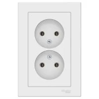 Розетка Systeme Electric AtlasDesign встраиваемая лотос (ATN001320)