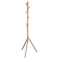Вешалка напольная Spaceo Naturo Wood 48.5x170x56.9 см дерево цвет бежевый