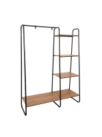 Вешалка напольная Скандинавия 110x147x38.5 см сталь цвет черный