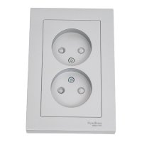 Двойная розетка Systeme Electric AtlasDesign
