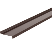 Отлив оцинкованный 105x2000 мм коричневый RAL 8017