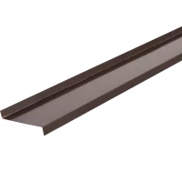 Отлив оцинкованный 105x2000 мм коричневый RAL 8017
