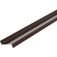Отлив оцинкованный 55x2000 мм коричневый