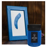 Краска акриловая Aturi Design глянцевая цвет синий 60 г