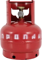 Газовый баллон с вентилем ВБ-2 с предохранительным клапаном 5 л
