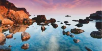 Фотообои На закате бумажные 300x140 см