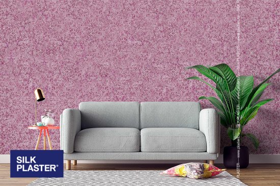 Жидкие обои Silk Plaster Absolute А425 1.3 кг цвет фиолетовый