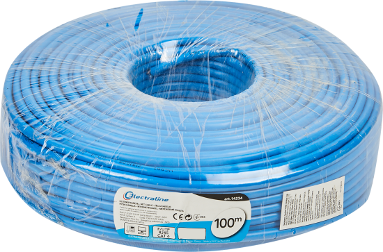 Кабель сетевой Electraline FTP 6E ø5.2 мм 100 м медь