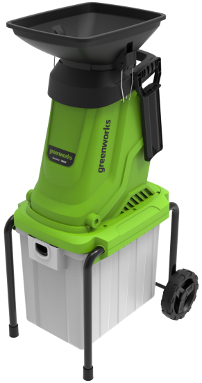 Измельчитель садовый электрический Greenworks 2800 Вт