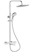 Душевая система Frap Arne F25204 с термостатом 3 режима цвет хром