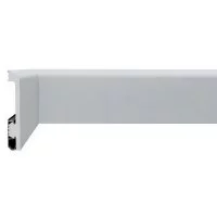 Плинтус экополимер Winart Pro Quadro 80х16х2000 мм нардо грей с монтажной планкой (90.80.001.042)
