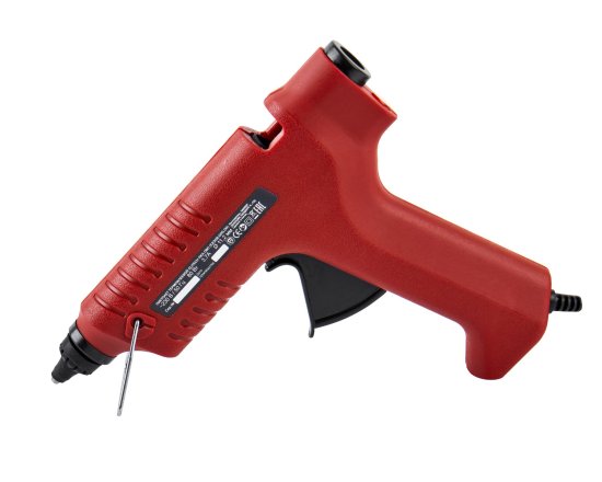 Пистолет клеевой Elitech ПКЛ 080, 80 Вт, для стержней 11 мм, комплект 2 стержня