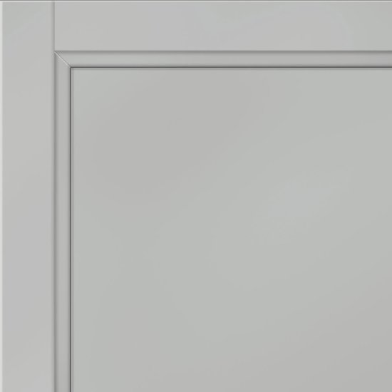 Дверь межкомнатная глухая Пронто 80x200 см Hardflex цвет серый жемчуг с замком и петлями