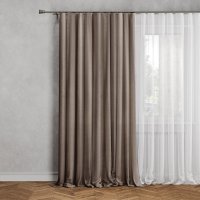 ЛЦ Штора на ленте Tegal 140x260 см цвет серо-коричневый Fos 3
