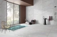 Глазурованный керамогранит Magnum 60x120 см 2.16 м² матовый цвет серый