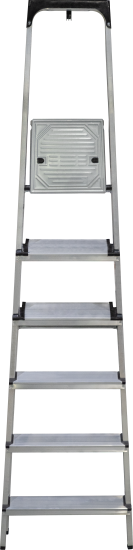 Стремянка алюминиевая Standers 6 ступеней, максимальная нагрузка 150 кг