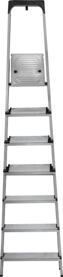 Стремянка алюминиевая Standers 7 ступеней, максимальная нагрузка 150 кг