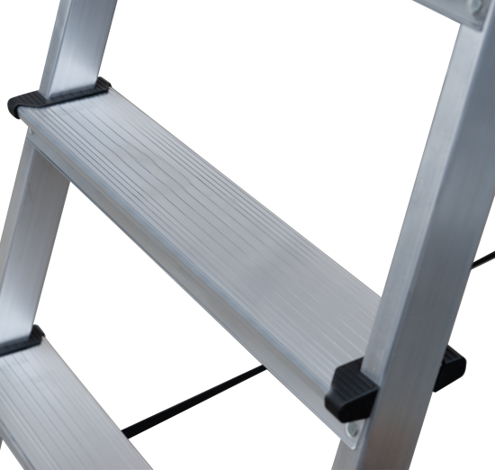 Стремянка алюминиевая Standers 5 ступеней, максимальная нагрузка 150 кг