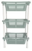 Стеллаж для ванной Berossi Relax 40.14x30.14x67.95 см цвет серая мистерия