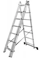 Лестница раскладная выдвижная 3-секционная Standers 3.08 м 7 ступеней