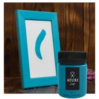 Краска акриловая Aturi Design глянцевая цвет бирюзовый 60 г