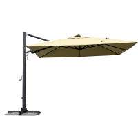 Зонт с боковой опорой Naterial Sombra 298x298 h260 см квадрат бежевый