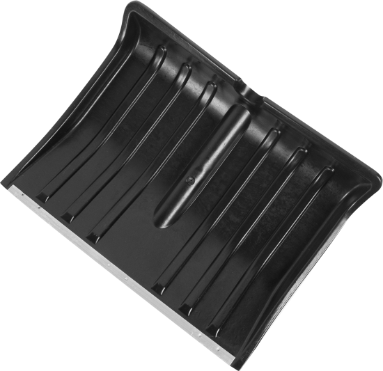 Лопата для уборки снега с планкой 50 см пластик без черенка