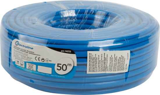 Кабель сетевой Electraline FTP 6E ø5.2 мм 50 м медь
