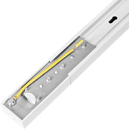 Трековый шинопровод накладной однофазный Arte Lamp «Track Accs» 1.5 м цвет белый