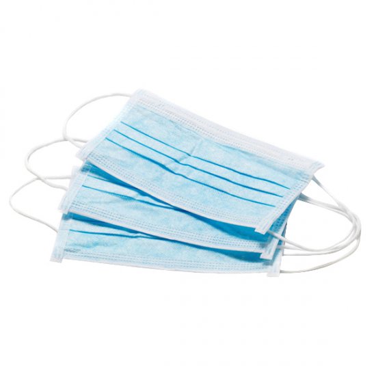 Маска защитная трехслойная одноразовая (50 шт.) (28832 9)