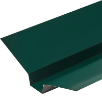Ендова верхняя 130x50x130 мм 2 м RAL 6005 0.4 мм зеленый