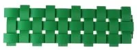 Ограждение Плетенка 240x19.5 см цвет зеленый