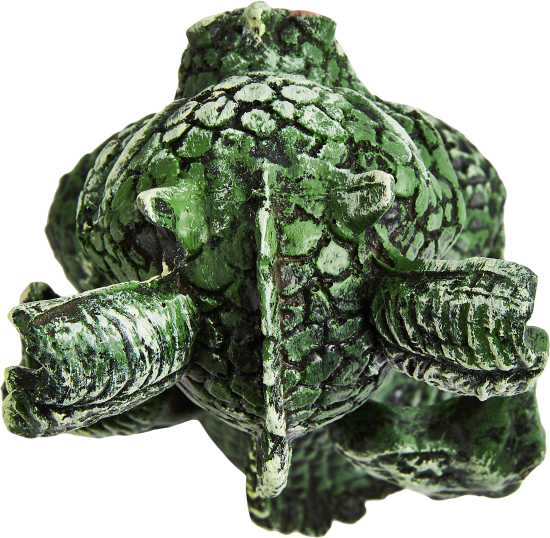 Фигура садовая Дракоша камень 25x15x14 см цвет зеленый