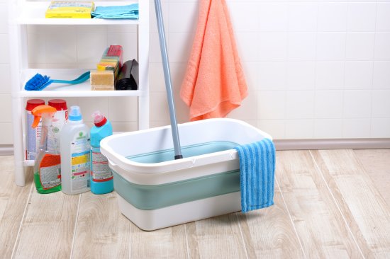 Ведро прямоугольное Idea Флекс 16 л цвет тиффани