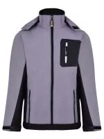 Куртка рабочая с капюшоном утепленная Dowell Softshell D81480 цвет серый размер XL рост 182