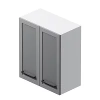 Комплект фасадов для пенала подвесного AM.PM Force M9FFCM0602GM 70x30 см МДФ цвет серый 2 шт
