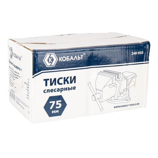 Тиски слесарные настольные Кобальт 248-955