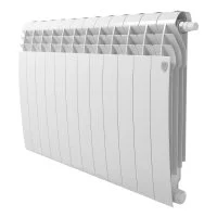 Радиатор секционный Royal Thermo Biliner 500/87 12 секций нижнее подключение биметалл белый