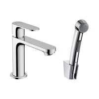 Смеситель для раковины Hansgrohe Rebris e 110, с гигиеническим душем 72215000