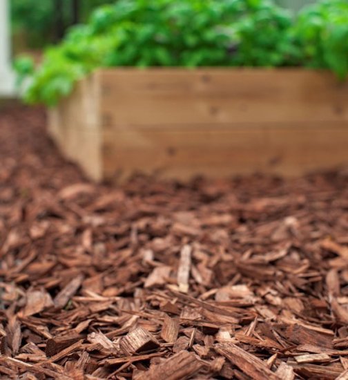 Щепа цвет коричневый 50 л