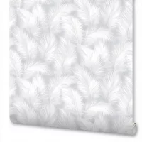 Обои флизелиновые Wallsecret Flamingo белые 1.06 м 8828-10