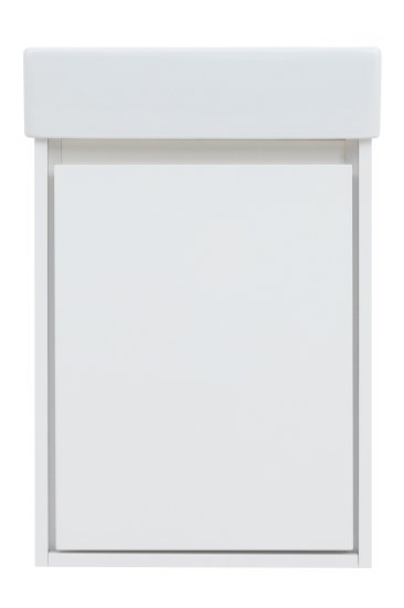 Тумба под раковину Мокка 2.0 KONSENSA подвесная 42.4 см цвет белый