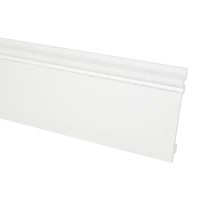 Плинтус настенный/потолочный полистирол ударопрочный Classic-2 белый 15x120x2000 мм