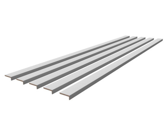 Наличник Некст телескопический 2140x70x8 мм Hardflex ламинация цвет аляска (5 шт.)