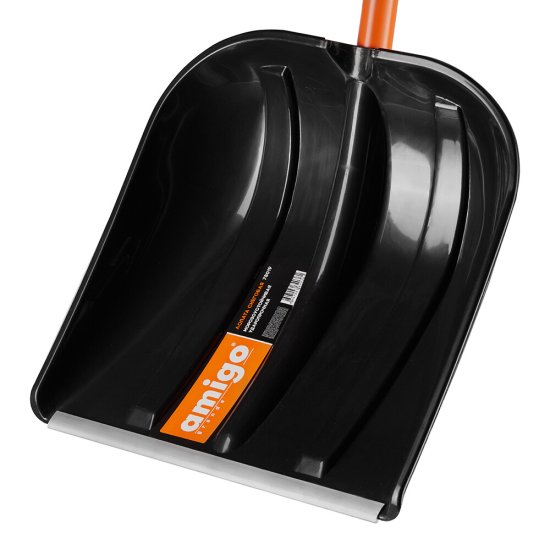 Лопата снеговая Amigo полипропилен с металлическим черенком 1400х420 мм (78019)