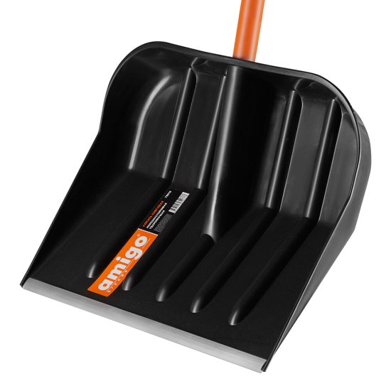 Лопата снеговая Amigo полипропилен с металлическим черенком 1400х450 мм (78016)