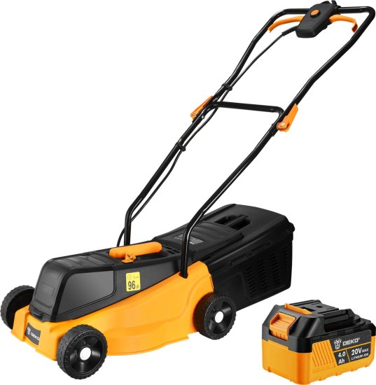 Газонокосилка аккумуляторная бесщеточная Deko DKLM20V 20 В 32 см 1x4 Ач АКБ и ЗУ входит в комплект