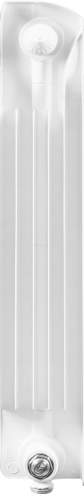 Радиатор секционный Rifar Monolit 500/100 биметалл 12 секций нижнее левое подключение цвет белый