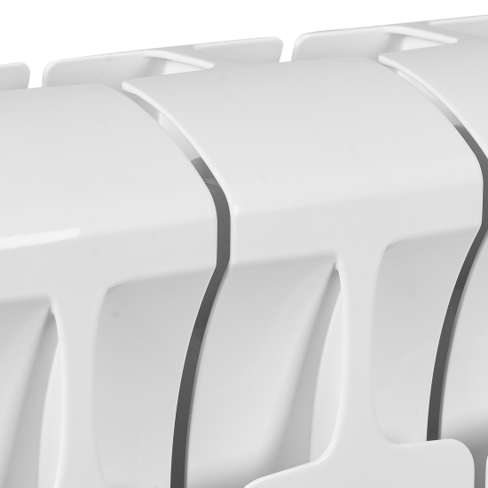 Радиатор секционный Rifar Monolit 500/100 биметалл 12 секций нижнее левое подключение цвет белый