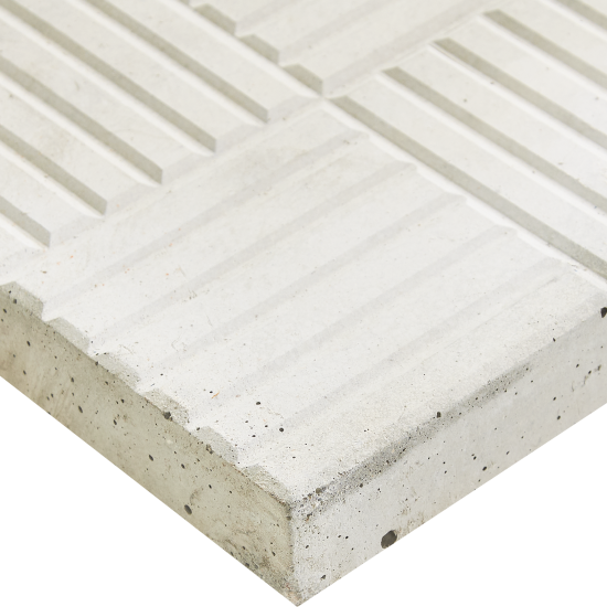 Плитка тротуарная Паркет 300x300x30 мм цвет серый